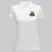 Helmet  - UltraClub® Ladies' Cool & Dry Mesh Piqué Polo
